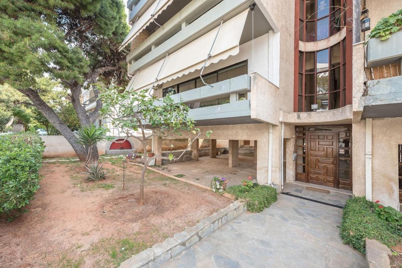 Glyfada Glass-Walled Designed Apt Афины Экстерьер фото