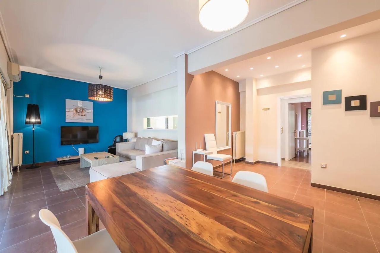 Glyfada Glass-Walled Designed Apt Афины Экстерьер фото